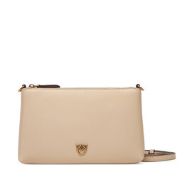 PINKO Torebka PINKO Flat Horizontal Mini AI 25-26 104277 A0F1 Beżowy