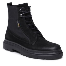Calvin Klein Cizme Calvin Klein Lace Up Boot Mix HM0HM00942 Ck Black BEH