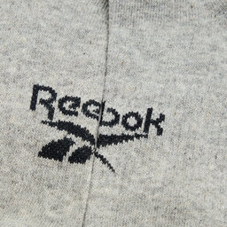

Високі шкарпетки unisex Reebok Active Foundation Quarter Socks GI0076 medium grey heather, Сірий