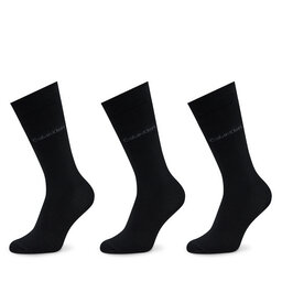 Calvin Klein Σετ ψηλές κάλτσες ανδρικές 3 τεμαχίων Calvin Klein 701226014 Black 001