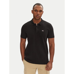 Tommy Jeans Tommy Jeans Pólóing DM0DM20676 Fekete Slim Fit