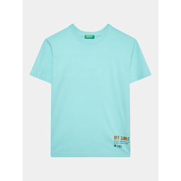United Colors Of Benetton United Colors Of Benetton Póló 3096C10BL Kék Regular Fit