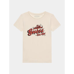 Guess Guess Majica J3BI03 J1314 Écru Regular Fit