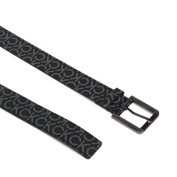 

Чоловічий ремінь Calvin Klein Inlay Bar Mono K50K510929 Black Classic Mono 01H, Чорний
