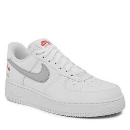 Nike Buty Nike Air Force 1 '07 FD0666 100 White/Wolf Grey/Picante Red