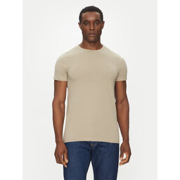 Calvin Klein Calvin Klein Marškinėliai K10K112724 Smėlio Slim Fit