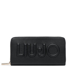 Liu Jo Cartera grande para mujer Liu Jo Zl Zip Around AXX027 E0086 Negro