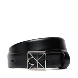 Calvin Klein Damengürtel Calvin Klein Emblem Buckle 25Mm Fixed Smooth LV04F7072G Schwarz