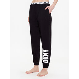 DKNY DKNY Pidžama hlače YI2822635 Crna Regular Fit