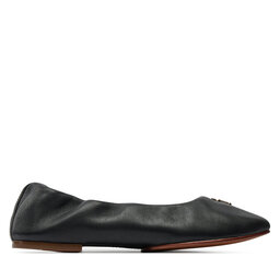 Tommy Hilfiger Ballerine Tommy Hilfiger Th Elevated Elastic Ballerina FW0FW07882 Nero