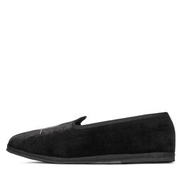 

Тапочки KARL LAGERFELD KL40023 Black Velvet W/Silver, Чорний
