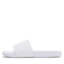 

Шльопанці Tommy Hilfiger Rubber Th Monogram Pool Slide FM0FM04464 White YBS, Білий