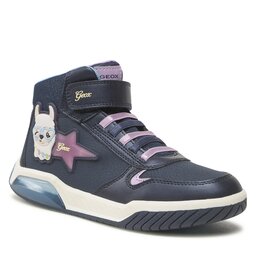 Geox Sneakersy Geox J Inek G. C J16ASC 0CENF C4215 DD Navy/Lilac
