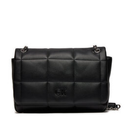 Calvin Klein Сумка Calvin Klein Square Quilt Conv Shoulder Bag K60K612332 Чорний