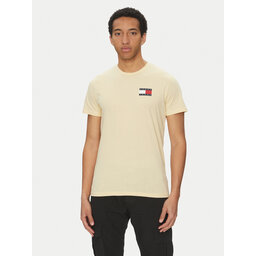 Tommy Jeans Tommy Jeans Majica Essential DM0DM20740 Rumena Slim Fit