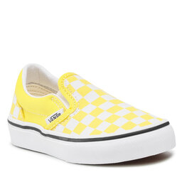 Vans Textilskor Vans Classic Slip-O VN0A7Q5GABP1 (Checkerboard) Blazing Ye