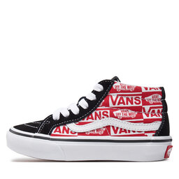 

Снікерcи Vans Sk8-Mid Reissue VN000BVPBRR1 Black/Racing Red, Чорний