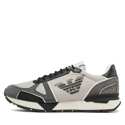 

Снікерcи Emporio Armani X4X289 XM499 S713 D.Gr/Blk/L.Gr/Off Wh, Сірий