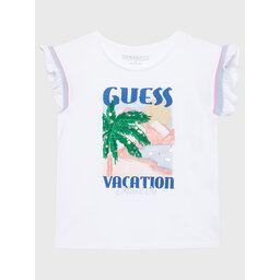 Guess Guess T-Shirt J3GI26 K8HM0 Weiß Regular Fit