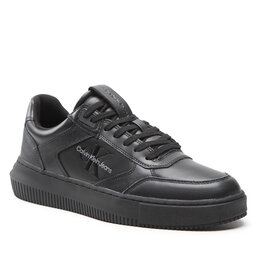 

Снікерcи Calvin Klein Jeans Chunky Cupsole Laceup Lth Mono YM0YM00550 Triple Black BDS, Чорний
