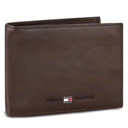Tommy Hilfiger Geldbörse Tommy Hilfiger Johnson Cc Flap And Coin Pocket AM0AM00660/82566 Braun