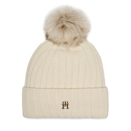 Tommy Hilfiger Čepice Tommy Hilfiger Essential Chic Pompom Beanie AW0AW16125 Calico AEF