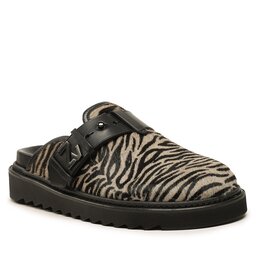 Zadig&Voltaire Klapki Zadig&Voltaire Alpha Mule Zebra Printed SWCT00736 Taupe