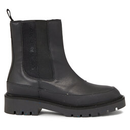 Calvin Klein Jeans Kotníková obuv s elastickým prvkem Calvin Klein Jeans Combat Mid Chelsea Wn YW0YW01254 Černá