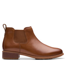 Bottines Chelsea Clarks Havisham Top 26178718 Marron chaussures