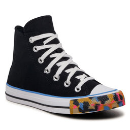 Converse Bambas Converse Ctas Hi 570291C Black/Digital Blue/Hyper Pink