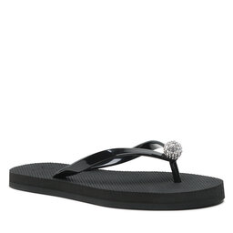 

В'єтнамки Stuart Weitzman Ballsoffire Flip Flop 4506086572 Black/Clear, Чорний