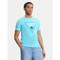Guess Guess Футболка F6GI09 J1314 Голубий Slim Fit
