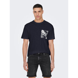Only & Sons Only & Sons Póló 22025286 Sötétkék Regular Fit