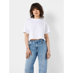 Noisy May Noisy May Marškinėliai Alena 27023863 Balta Cropped Fit