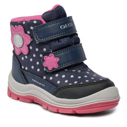 Geox Schneeschuhe Geox B Flanfil Girl B Abx B363WB 0MNBC C4268 M Navy/Fuchsia