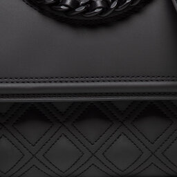 

Сумка Tory Burch Fleming Matte Small Convertible Shoulder Bag 82562 Black 001, Чорний
