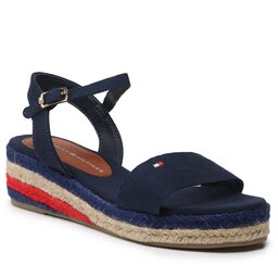 

Еспадрильї Tommy Hilfiger Rope Wedge T3A7-32778-0048800 S Blue 800, Cиній
