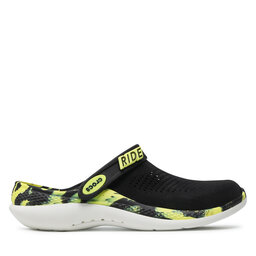

Шльопанці Crocs Literide 360 Marbled 207634 Black/Citrus, Чорний