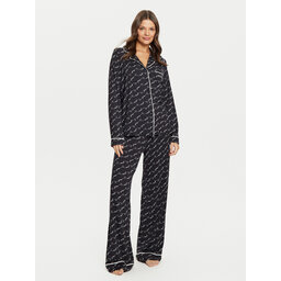 Guess Guess Πιτζάμα O5RX08 KCIN2 Μαύρο Regular Fit