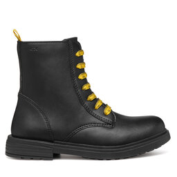 Geox Schnürstiefeletten Geox Eclair J049QD 0003W C0054 D Schwarz