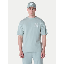 New Era New Era Marškinėliai New York Yankees MLB League Essential Pastel 60596180 Žalia Regular Fit
