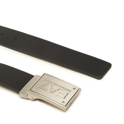 

Чоловічий ремінь EA7 Emporio Armani 245524 8A693 28821 Black/Raven, Чорний