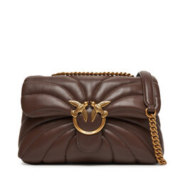 PINKO Ročna torba PINKO Love Puff Classic Cl 100038 A1EX Rjava