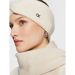 

Шарф Calvin Klein Re-Lock K60K610415 Dark Ecru, Бежевий