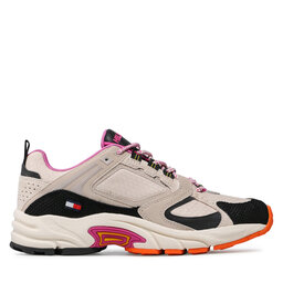 

Снікерcи Tommy Jeans Wmns Archive Textile Mix Runner EN0EN01514 Smooth Stone ABI, Бежевий