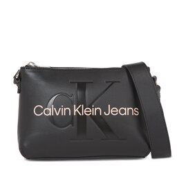 Calvin Klein Jeans Handväska Calvin Klein Jeans Sculpted Camera Pouch21 Mono K60K610681 Black With Rose 01F