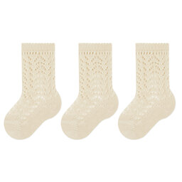 Condor 3 bērnu augsto zeķu pāru komplekts Condor 2.518/2 Linen 0304