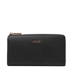 Liu Jo Didelė Moteriška Piniginė Liu Jo Ecs Xl Zip Around AF3381 E0087 Nero 22222