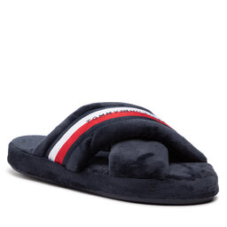 Tommy Hilfiger Пантофи Tommy Hilfiger Comfy Home Slippers With Straps FW0FW06587 Desert Sky DW5