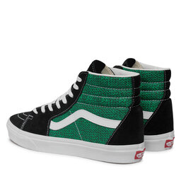 

Снікерcи Vans Sk8-Hi VN000BW7YJ71 Black/Green, Чорний